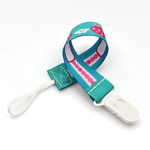 Cute design chain holder dummy baby pacifier clip