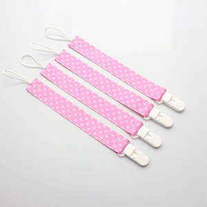 Wholesale eco-friendly baby holder chain pacifier clip