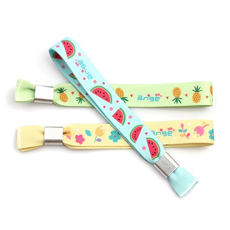 Festival music DIY logo wristbands guangzhhou with plastic lock