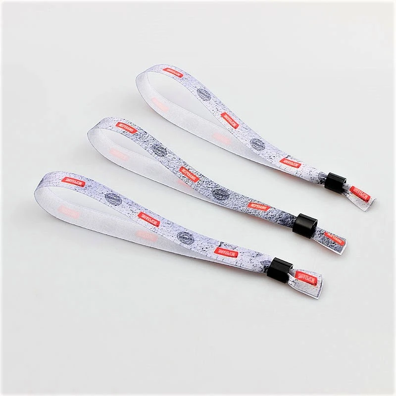 Best selling items cheap eco-friendly polyester satin wristband