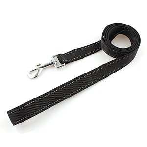 Factory custom accept price reflective black dog leash