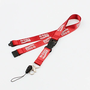 Fashion design custom logo bungee cord lanyard sublimation