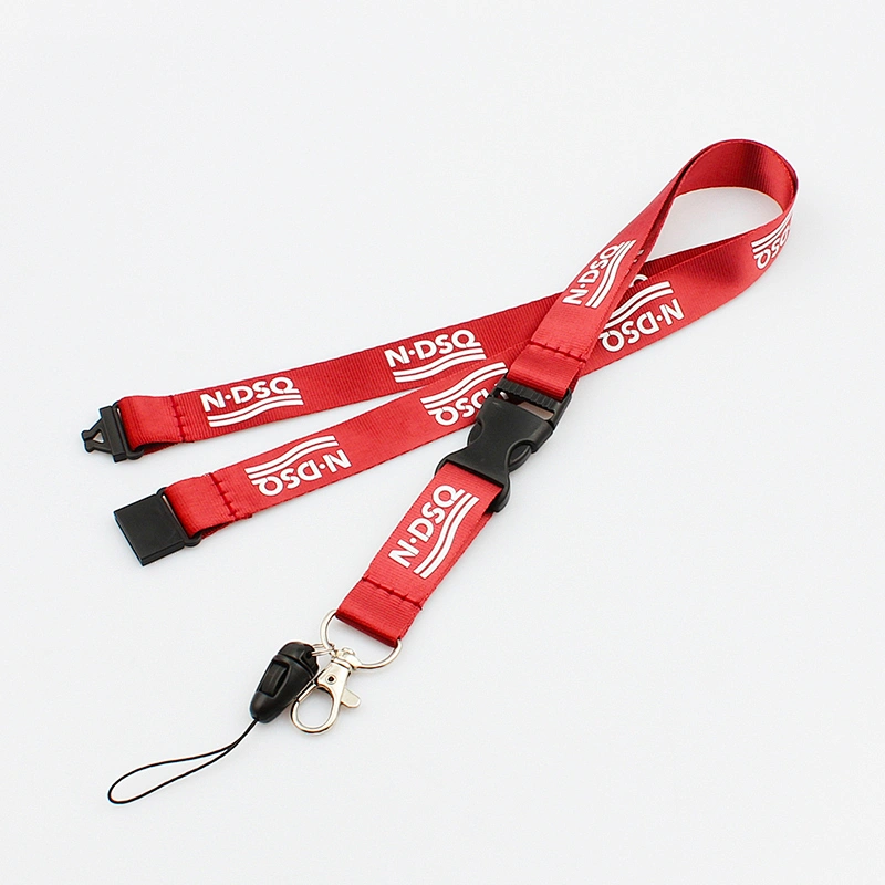Fashion design custom logo bungee cord lanyard sublimation