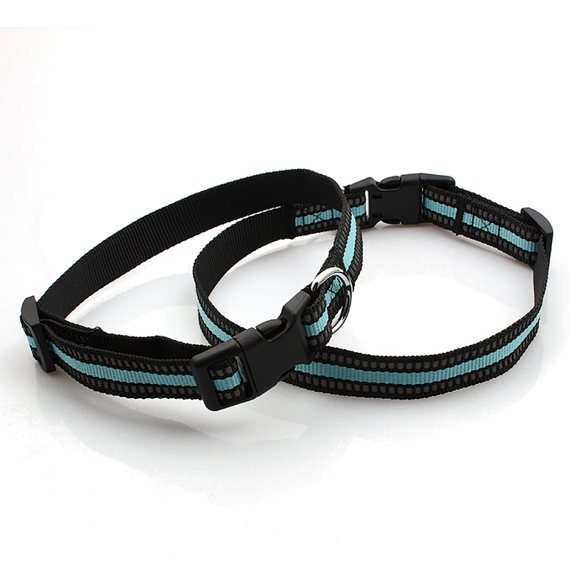 Factory hot sale custom logo plastic buckle pet dog collar