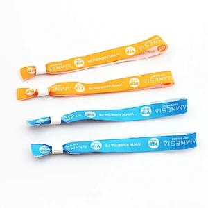 Fashion cheap custom festival event wristband with logo