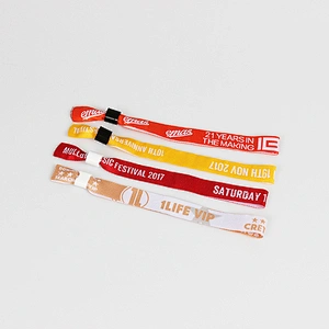 Fabric eco-friendly bracelet wristband for one time use & sample free