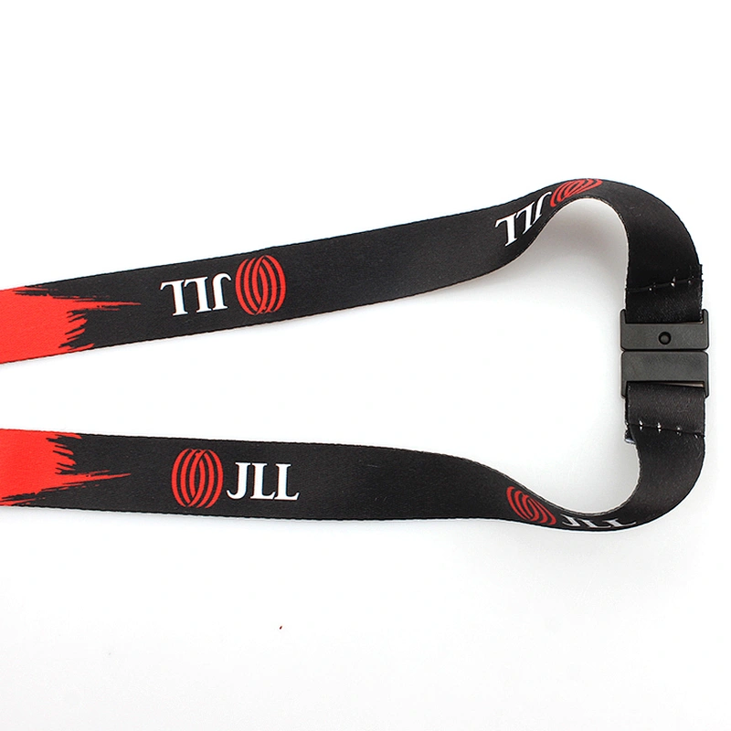 OEM personalized polyester printing custom unique logo lanyard for camera