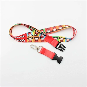 2019 hot sale sublimation custom polyester OEM lanyard free sample