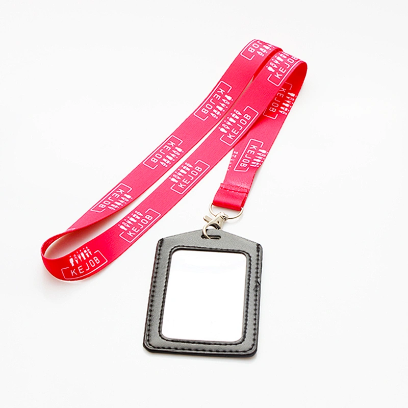 High end eco friendly recycle lanyard card holder necklace