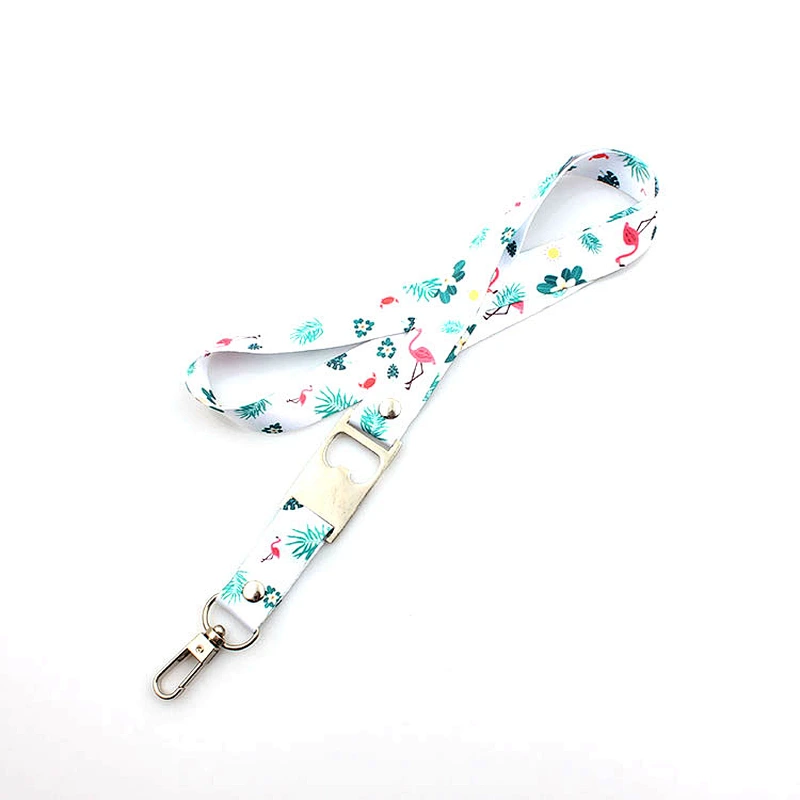 High quality polyester tool safety lanyard with drink bottle opener