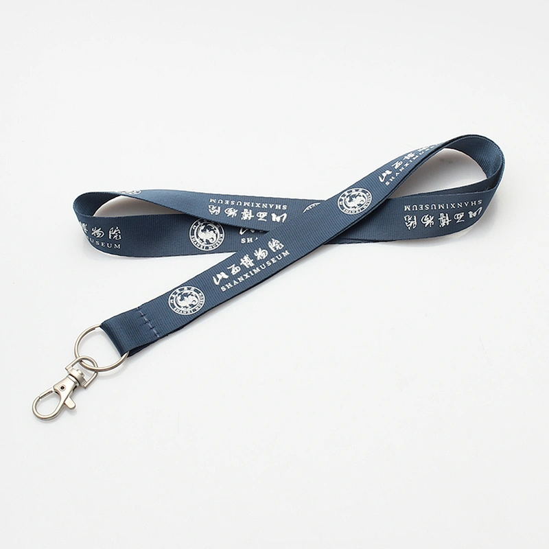 Free design cheap custom police whistle lanyard webbing with your own logo