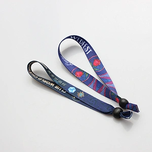 Colorful heat transfer printing wristbands for events