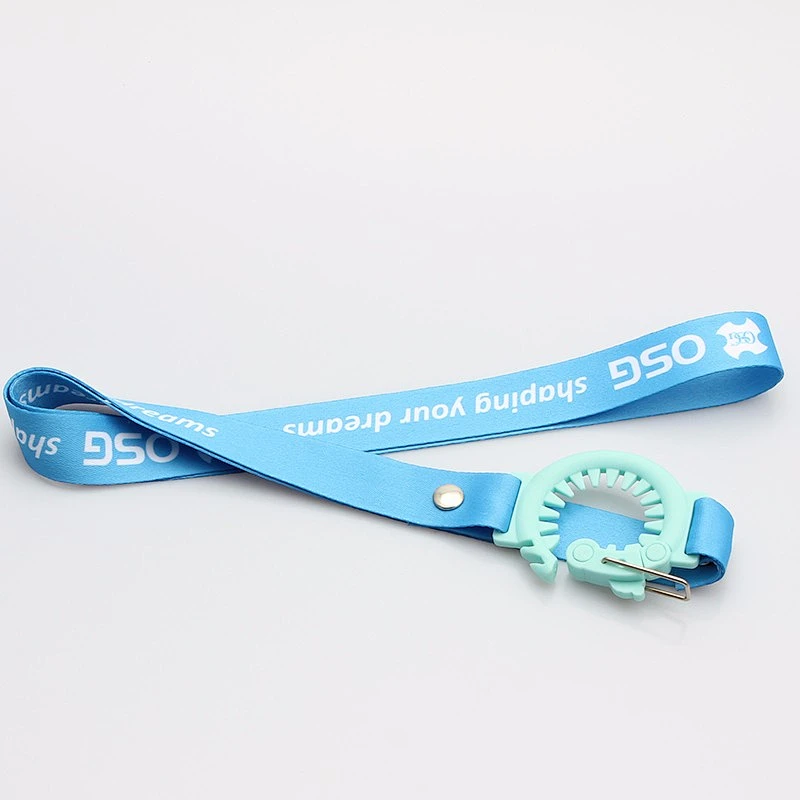Bottle holders polyester neck lanyard strap with plastic bottle buckle