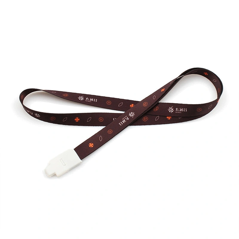 Wholesale customized full color printing heat transfer lanyard