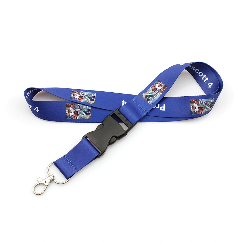 Promotional high quality custom nfl team lanyard