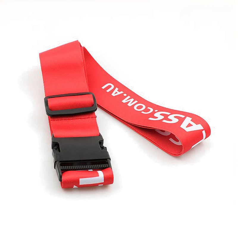 China Wholesale Personalized Cheap Printed Logo Luggage Strap