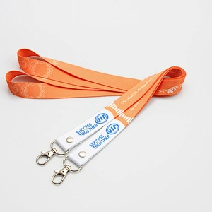 100% polyester fabric professional IBM lanyard with custom color