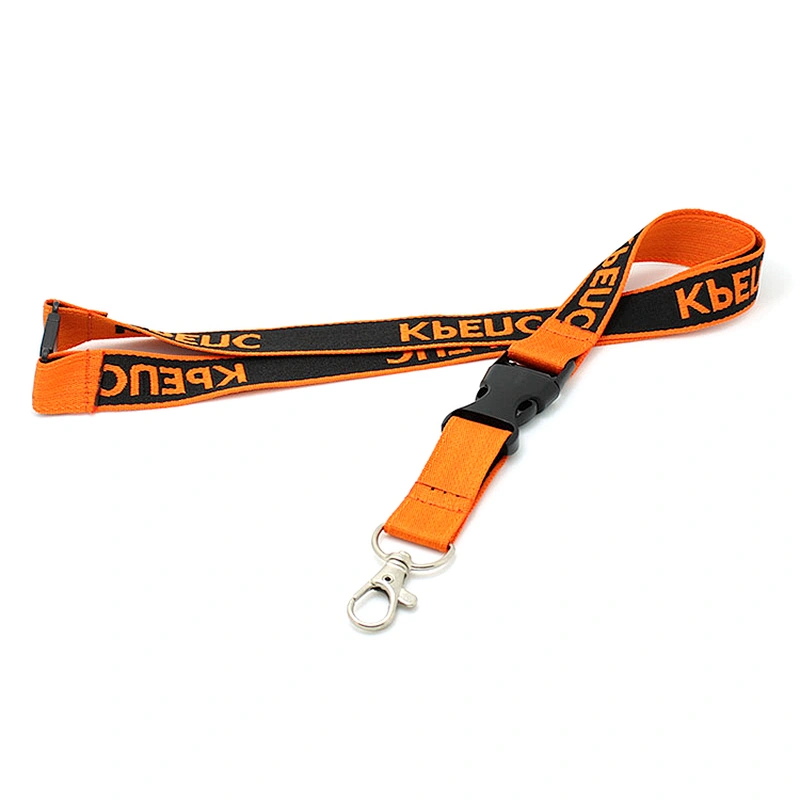 Promotional Cheap Custom Woven Embroidered Lanyard