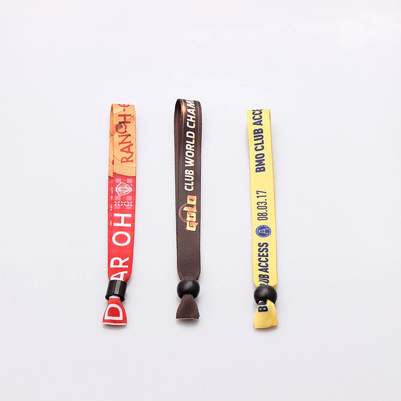 For christmas woven fabric wristband bracelet simple use