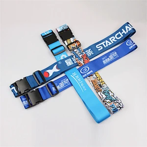 Travel discount crisscross belt colorful custom design Luggage Straps