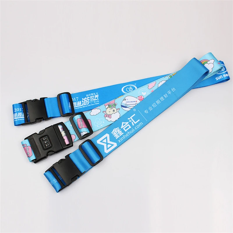 High quality polyester bag strap adjuster plastic buckle luggage belt