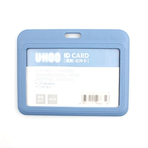Wholesale fashion pp plastic id badge card holder