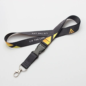 Factory Price Promotional Cheap Custom Logo Printed Polyester Neck Lanyard Sample Free