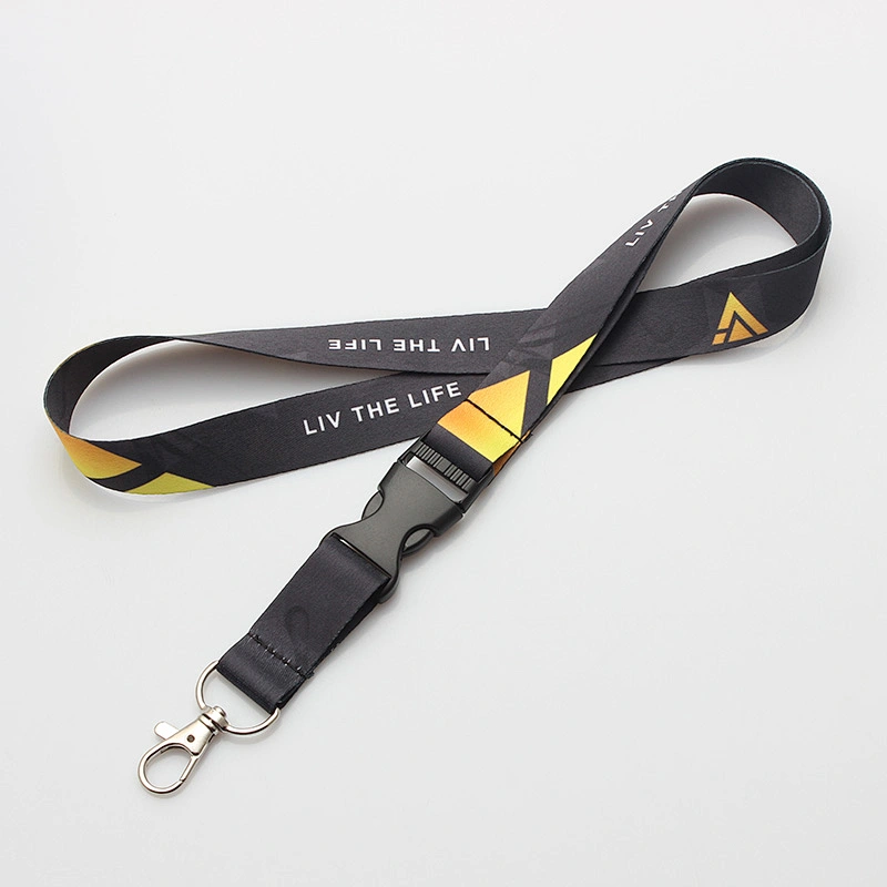 Factory Price Promotional Cheap Custom Logo Printed Polyester Neck Lanyard Sample Free