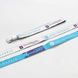 Personalized Custom Printing Logo Polyester Wristband No Minimum Order