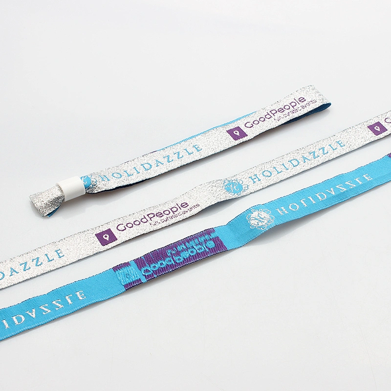 Personalized Custom Printing Logo Polyester Wristband No Minimum Order