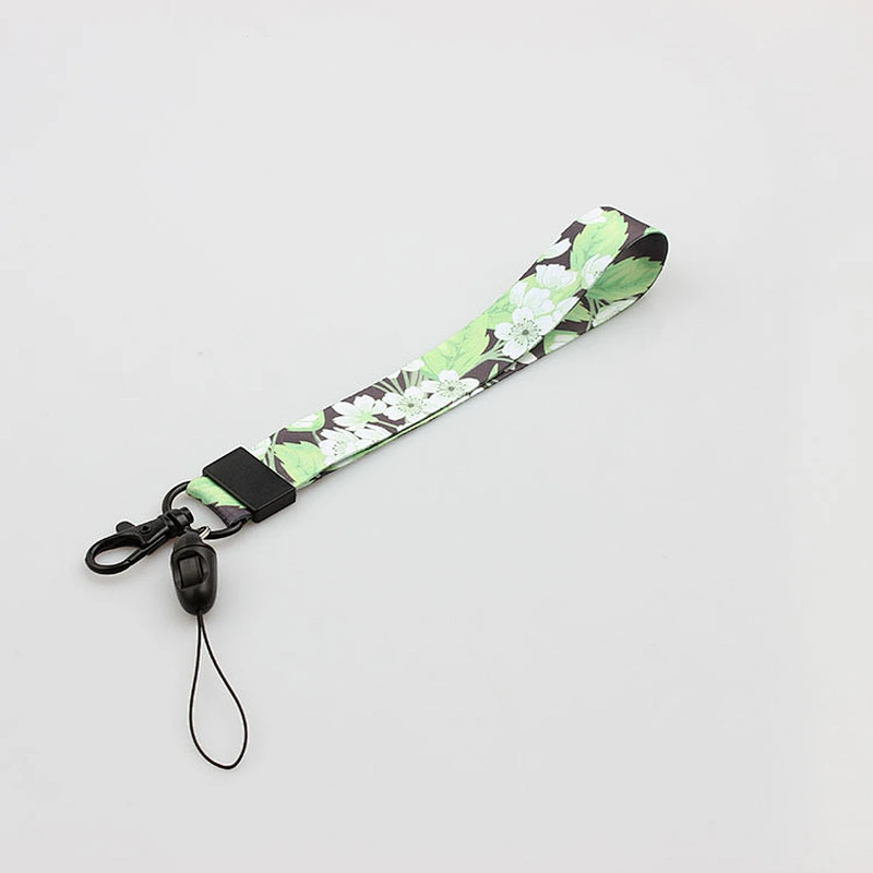 Hot sale colorful custom logo wrist lanyard