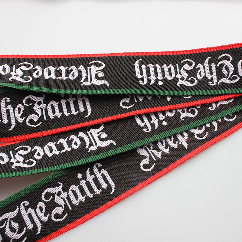 New popular beautiful woven custom figured lanyard