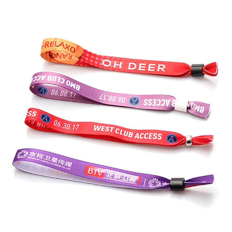 made in China wholesale economy plastic slide lock wristbands