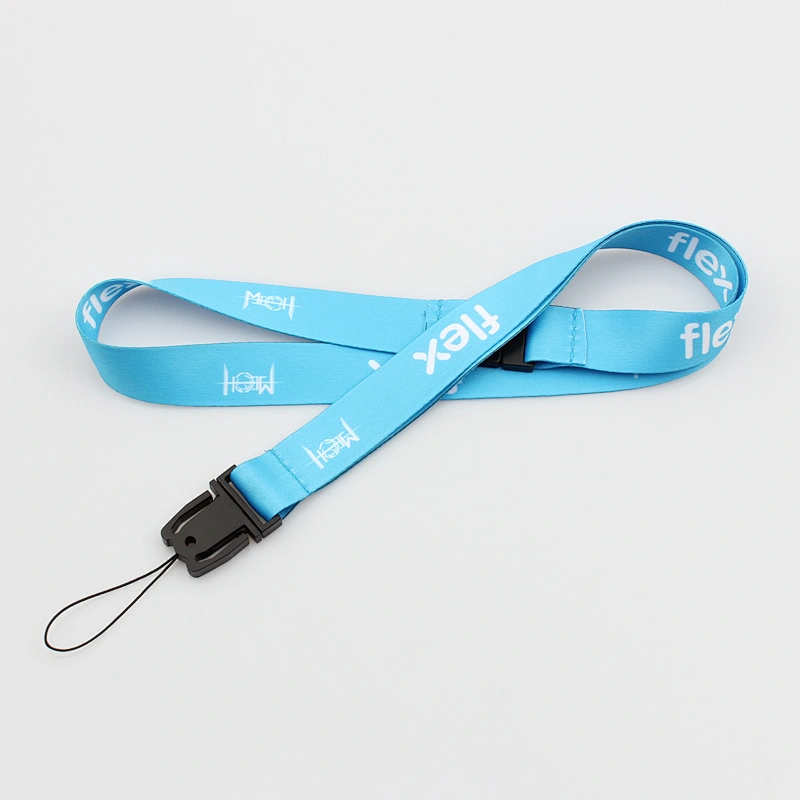 Wonderful recycled material lanyard with metal hook from Guanzhou factory