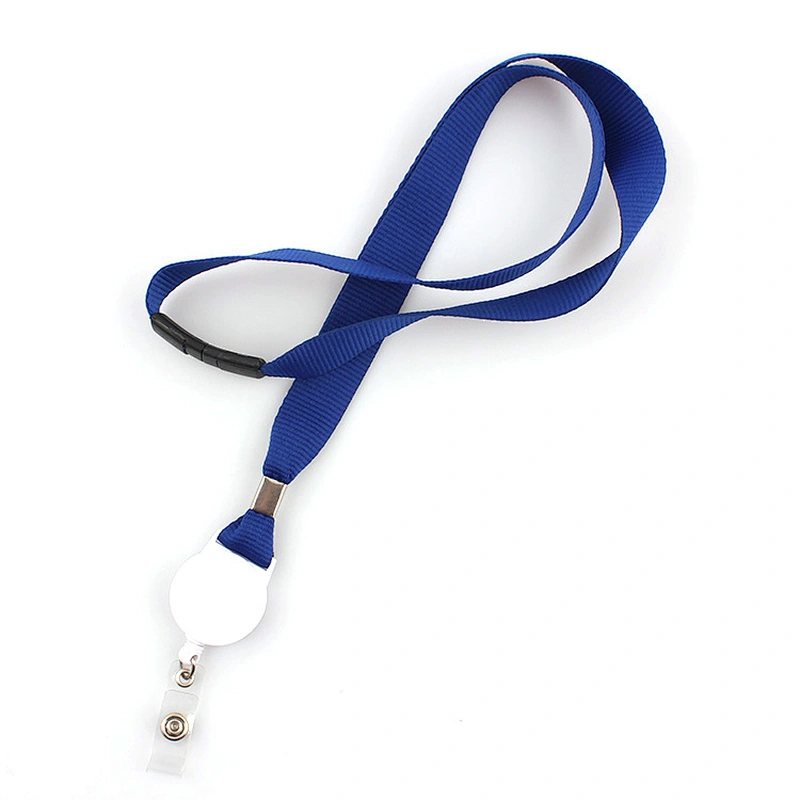 Factory custom polyester retractable badge reel lanyard