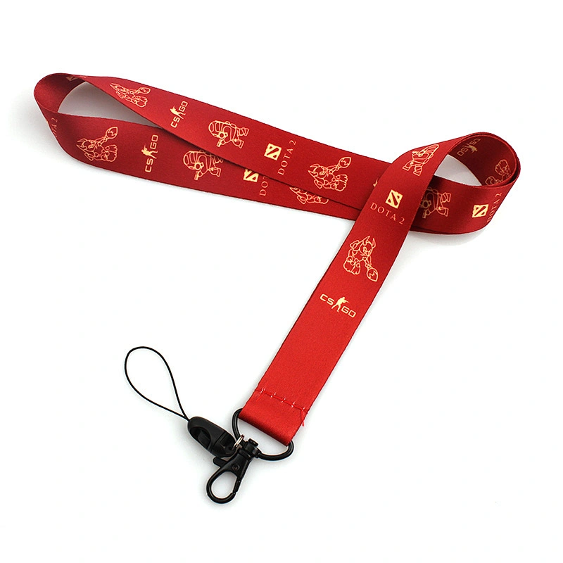 Excellent quality cheap custom heat transfer polyester lanyard strap