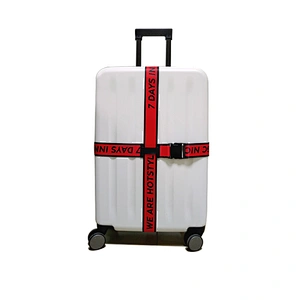 Wholesale High Quality Custom Polyester Adjustable Luggage Belt with Logo Printing