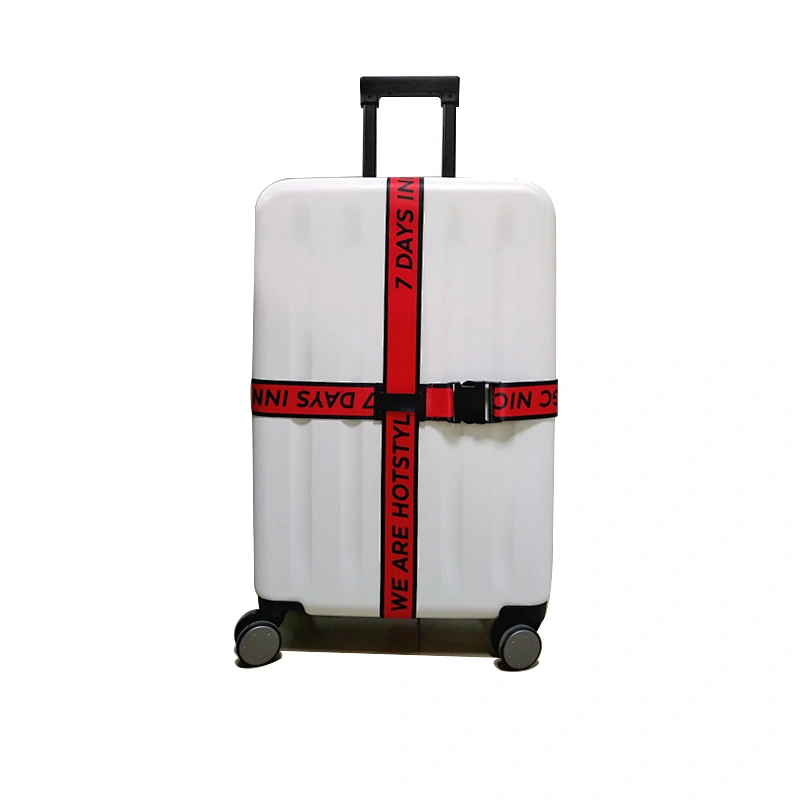 Wholesale High Quality Custom Polyester Adjustable Luggage Belt with Logo Printing