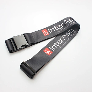 Travel Side Release Buckle Adjustable Luggage Suitcase Belt Strap