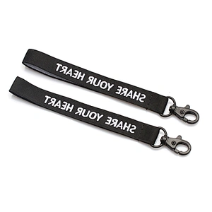 Cell phone custom short strap lanyard for gift