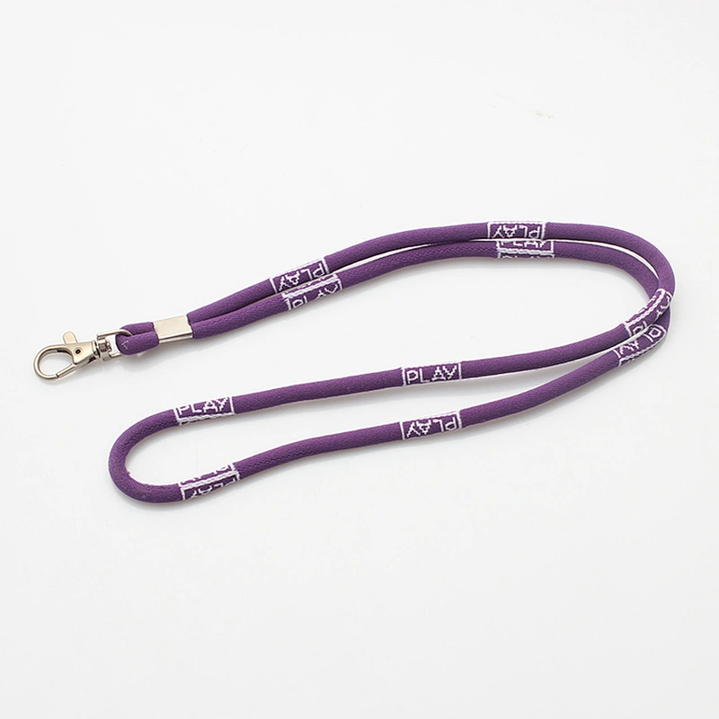New arrival high quality custom jacquard rope woven lanyard