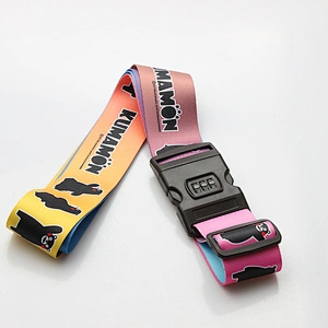 Guangzhou factory top quality personalized lockable luggage strap