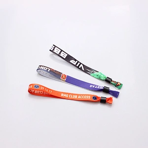 2019 latest high end fashional custom printed fabric ribbon bracelet