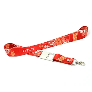 New products high quality custom drink beer bottle opener lanyard
