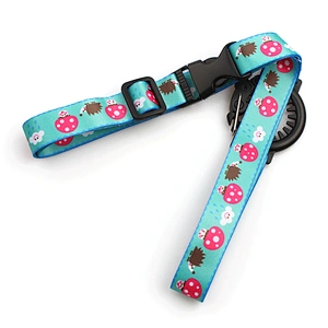 Durable custom logo water bottle holder lanyard strap