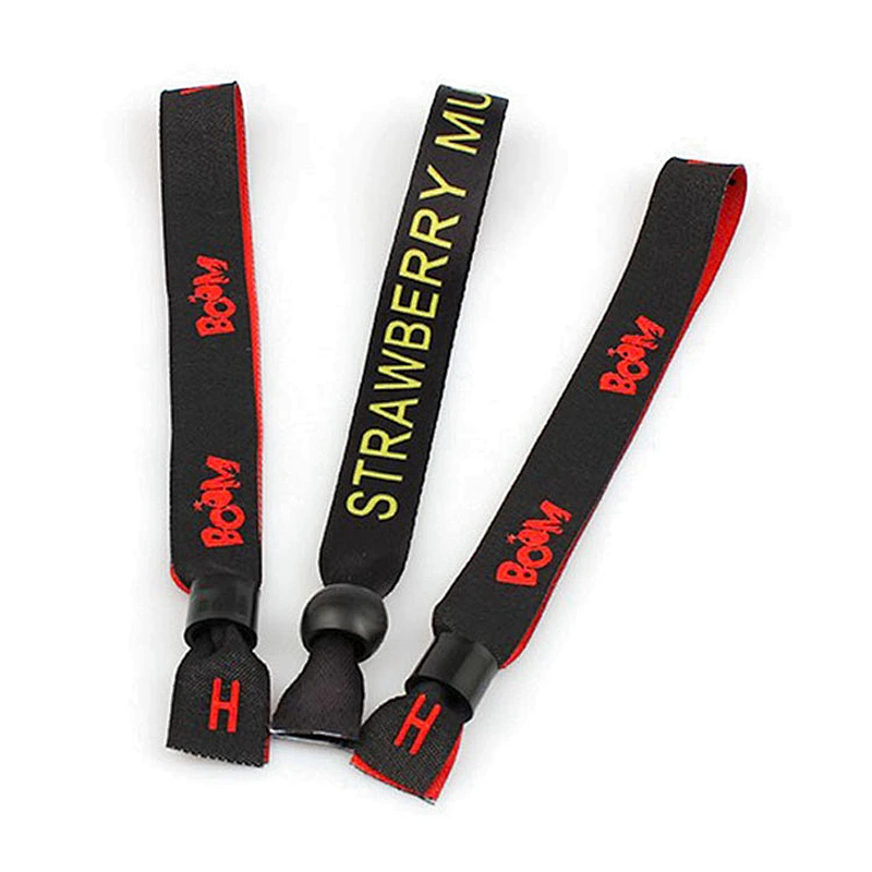 Professional Design Wedding Woven Wristband For VIP