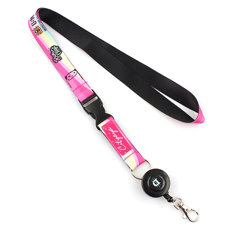 New yoyo badge reel printed lanyard no minimum order