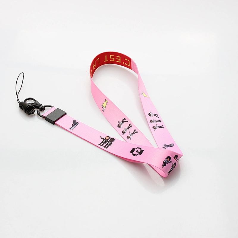 Custom personalized polyester print lanyards for promotional gift