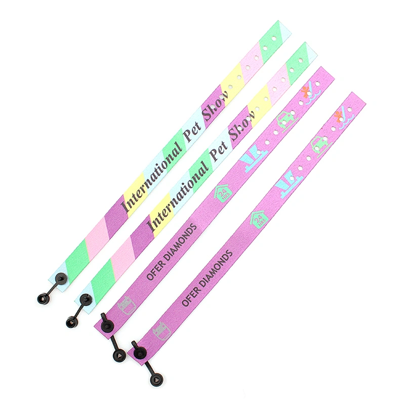 2019 New RPET recycled material print fashion wristband custom logo