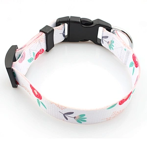 Wholesale custom design decorative polyester dog collar